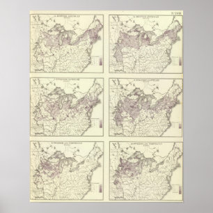 Poster Américain britannique, anglais, Gallois, suédois