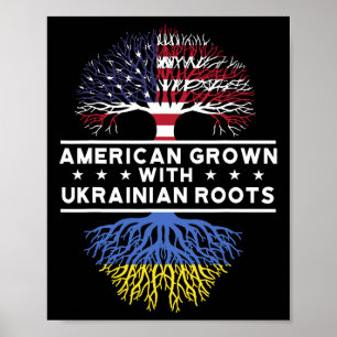 Poster Américain cultivé avec des racines ukrainiennes - 