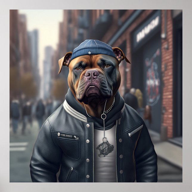 Poster américain de Chien à tête haute (Devant)