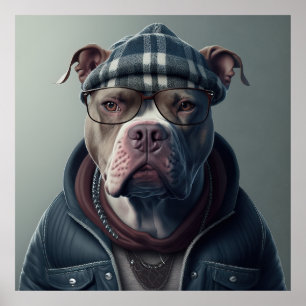 Poster américain de Chien à tête haute
