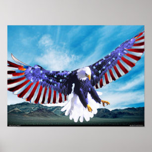 Poster Américain Eagle