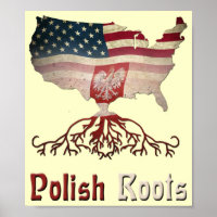 Poster américain polonais Roots
