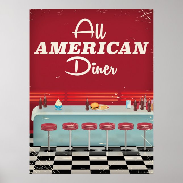 Poster américain Retro (Devant)