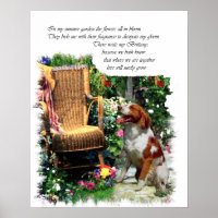 American Brittany Spaniel Art Imprimer