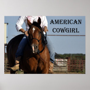 Poster "American Cowgirl"