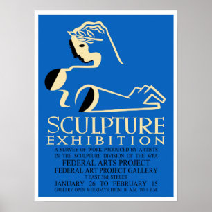 Poster American Design Sculpture Exhibition