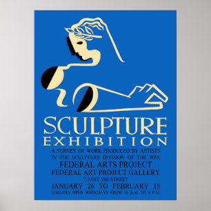 Poster American Design Sculpture Exhibition
