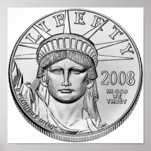 Poster American Eagle Platinum