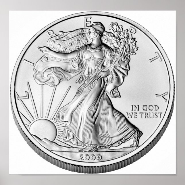 Poster American Eagle Silver Bullion Coin (Devant)