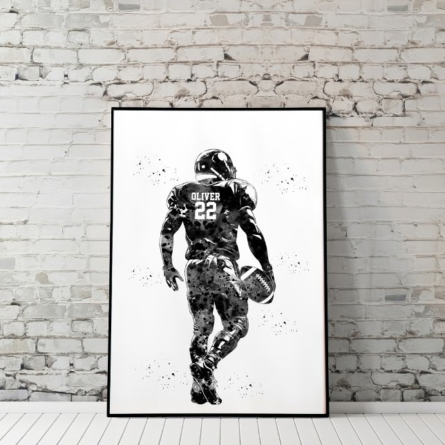 Poster American Football Player (Créateur téléchargé)