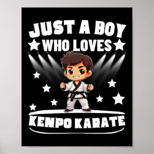 Poster American Kenpo Juste Un Garçon Qui Aime Kenpo Kara