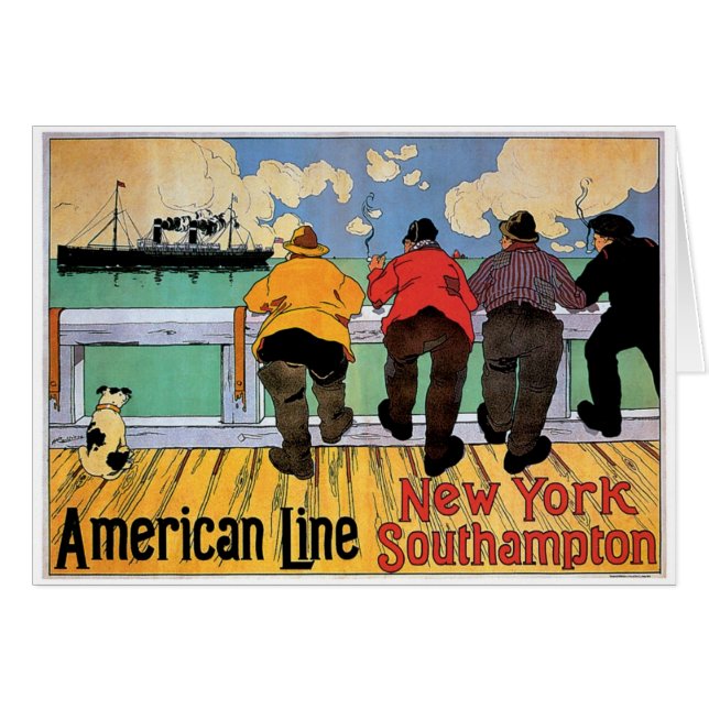 Poster American Line (Devant horizontal)