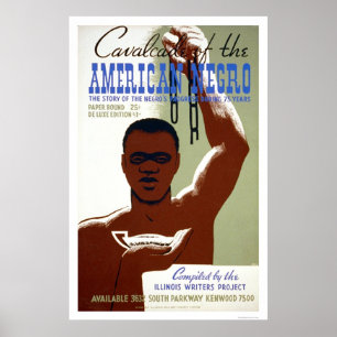Poster American Negro Story 1940 WPA