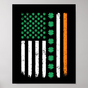 Poster American Shamrock Irish