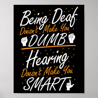 Poster American Sign Language Awareness - Asl Deaf Pride