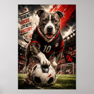 Poster American Staffordshire Terrier Power Play