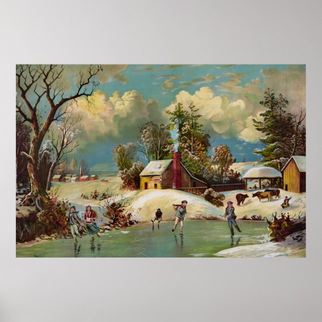 Poster American Winter Life (Devant)