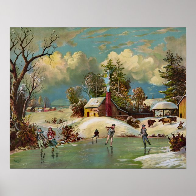 Poster American Winter Life (Devant)