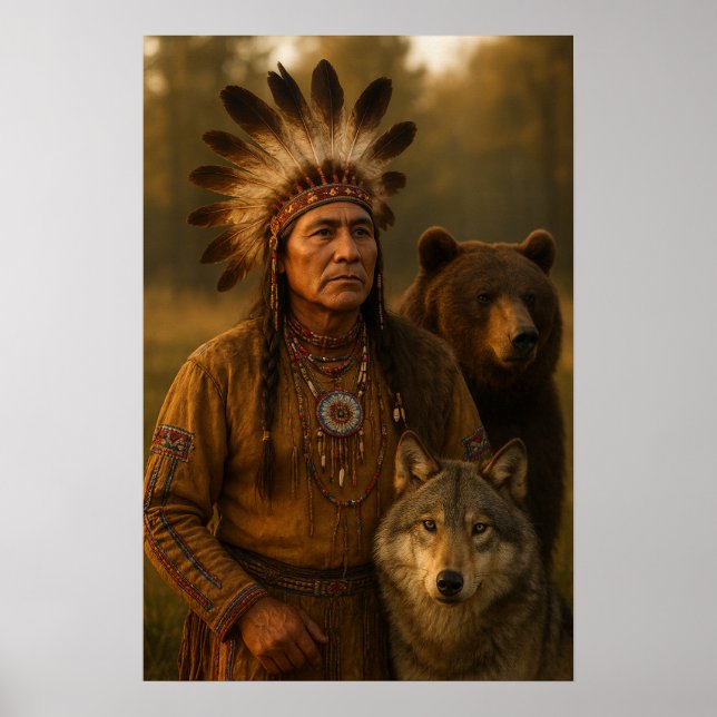 Poster amérindien (Devant)