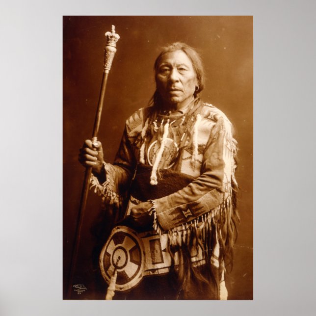 Poster Amérindien Vintage (Devant)