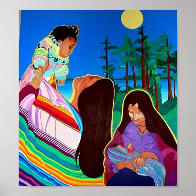 Poster Amérindiens (Devant)