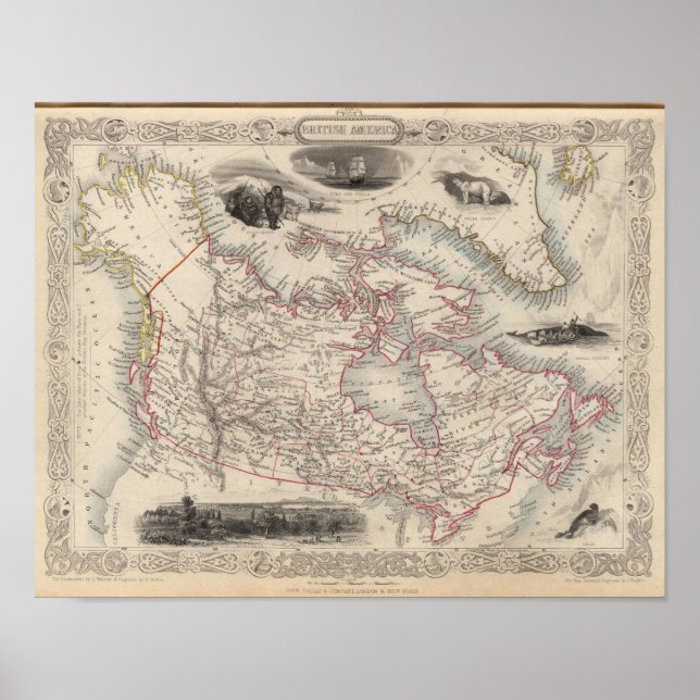 Poster Amérique britannique (Devant)