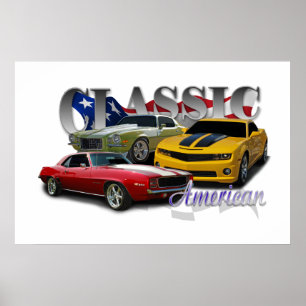 Poster Amérique classique