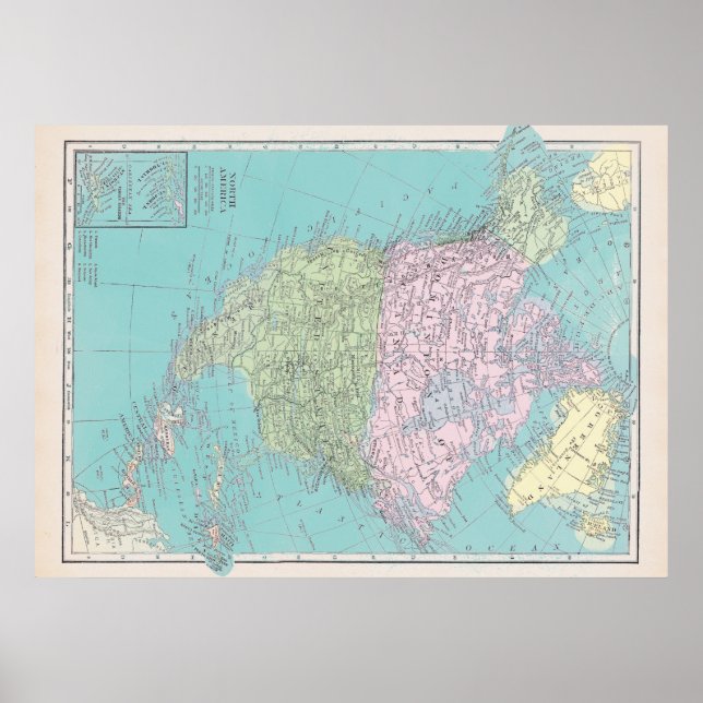 Poster Amérique du Nord (Devant)