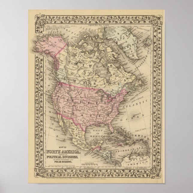 Poster Amérique du Nord 21 (Devant)