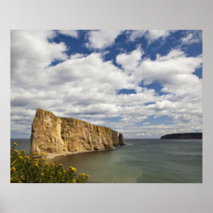 Poster Amérique du Nord, Canada, Québec, Gaspe Bay, Per