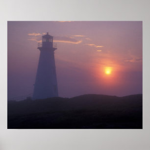 Poster Amérique du Nord, Canada, Terre-Neuve, cap Spear,