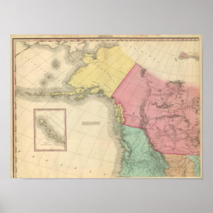 Poster Amérique du Nord du Nord