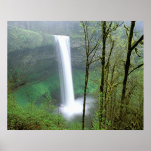 Poster Amérique du Nord, États-Unis, Oregon, Silver Falls