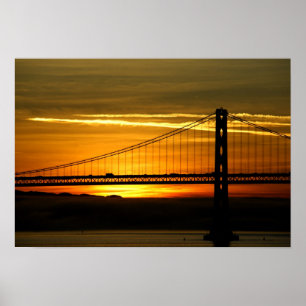 Poster Amérique du Nord, USA, Californie, San Francisco. 