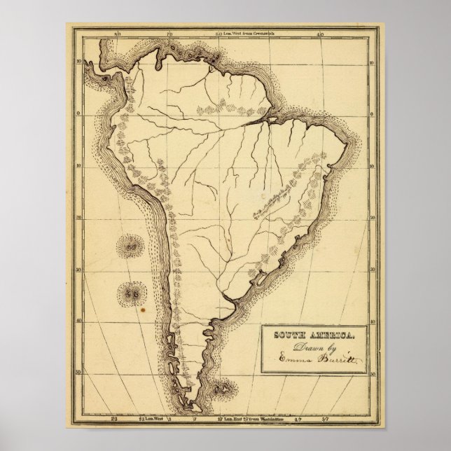 Poster Amérique du Sud 3 (Devant)
