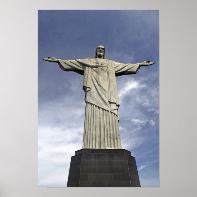 Poster Amérique du Sud, Brésil, Rio de Janeiro. Christ (Devant)