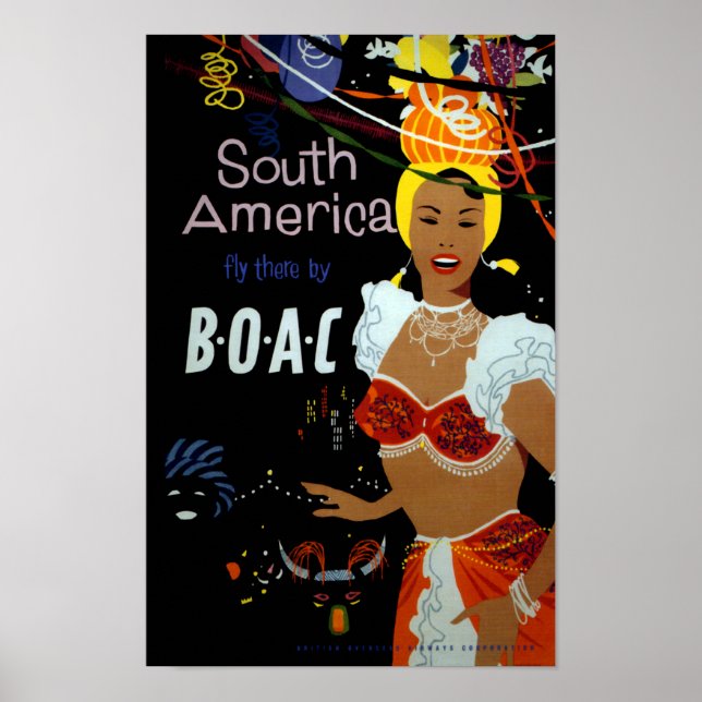 Poster Amérique du Sud ~ Vol là (Devant)