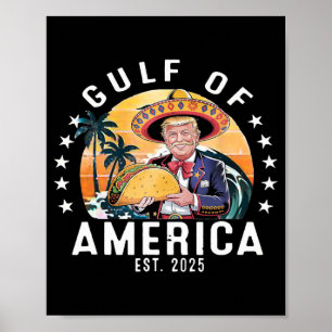 Poster Amérique Est 2025 Président Trump