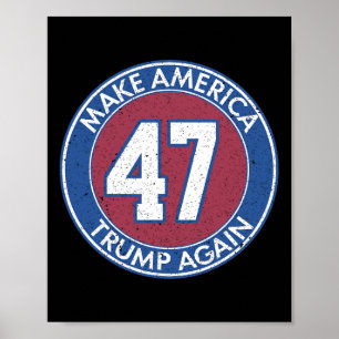 Poster Amérique Trump 47