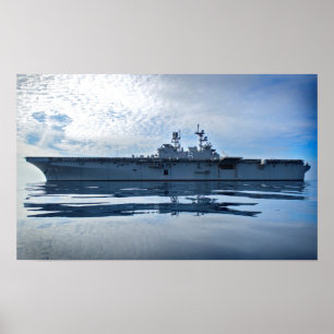 Poster Amérique USS (LHA 6)