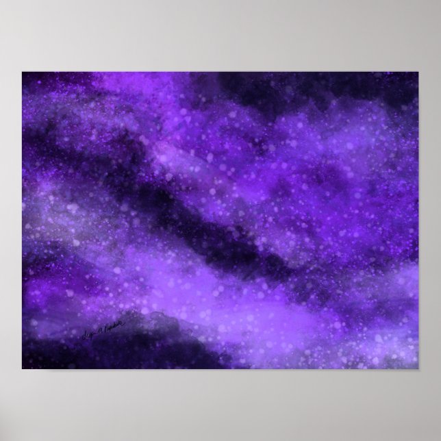 Poster Améthyst Galaxy (Devant)