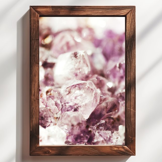Poster Amethyst Quartz Crystal (Créateur téléchargé)