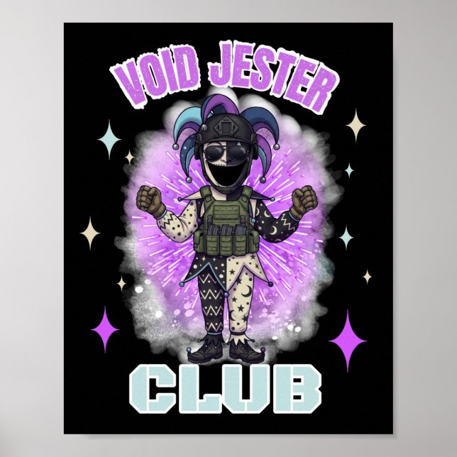 Poster Ami Commandant Bouffon du Vide Sombre (Devant)