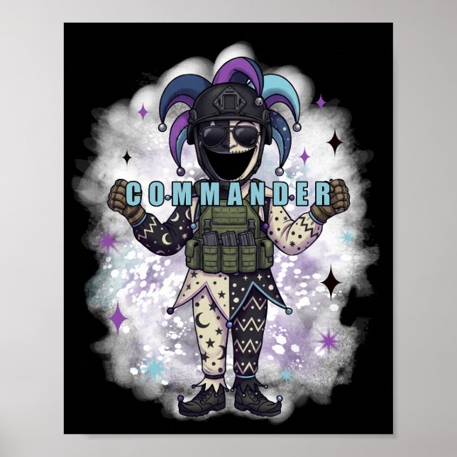 Poster Ami Commandant Jester du Vide Sombre (Devant)