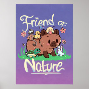 Poster Ami de la nature