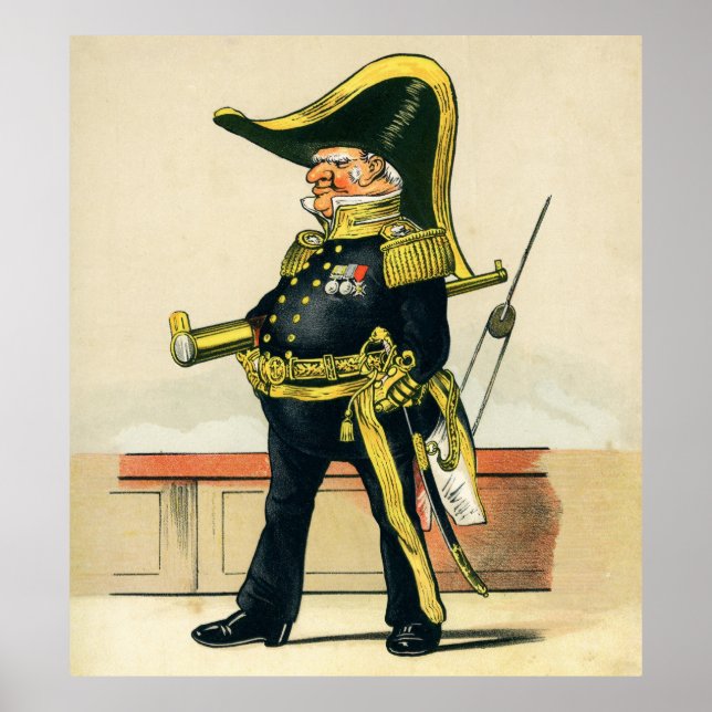 Poster Amiral de la Marine royale (Devant)