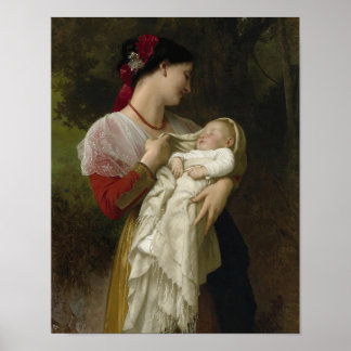 Poster Amiration Maternelle - William-Adolphe Bouguereau