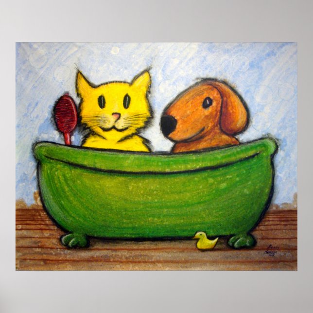 Poster Amis de bain (Devant)