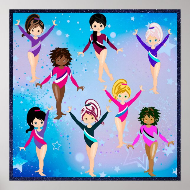 Poster Amis De Gymnastique : Ces Gymnases Nous Ressemblen (Devant)
