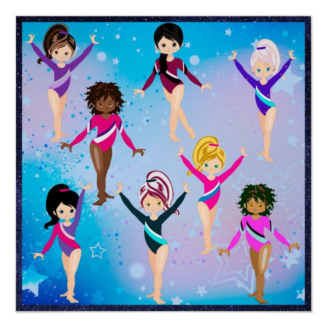 Poster Amis De Gymnastique : Ces Gymnases Nous Ressemblen (Devant)